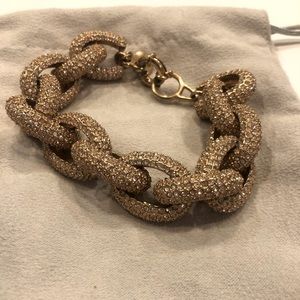 J-crew Pave Link Bracelet